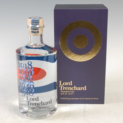 Lot 556 - A boxed bottle of Lord Trenchard Premium Gin,...