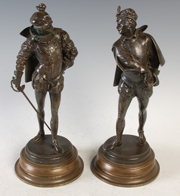Lot 563 - After Auguste Louis Lalouette, a pair of...