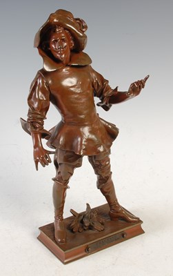 Lot 564 - After Charles Vital-Cornu, a bronze figure...