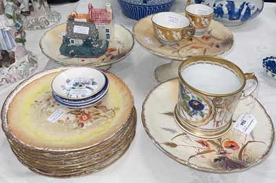 Lot 594 - A late 19th/ early 20th century fruit set...