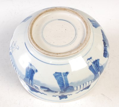 Lot 595 - A Chinese blue and white porcelain bowl/censer,...