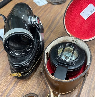 Lot 571 - A Greenkat Japanese prismatic telescope and a...