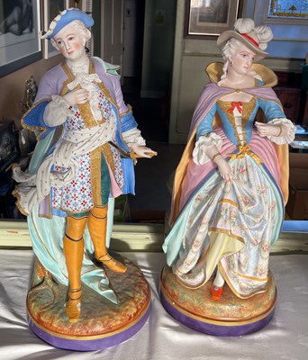 Lot 615 - A large pair of late 19th/early 20th century...