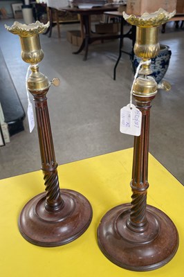 Lot 675A - A George III style mahogany and brass...