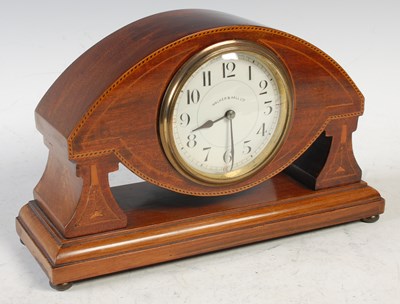 Lot 644 - An Edwardian mahogany and marquetry inlaid...