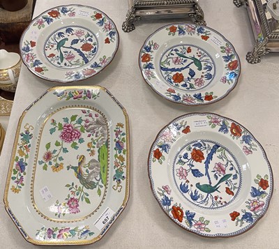 Lot 657 - A late 19th century English octagonal shaped...