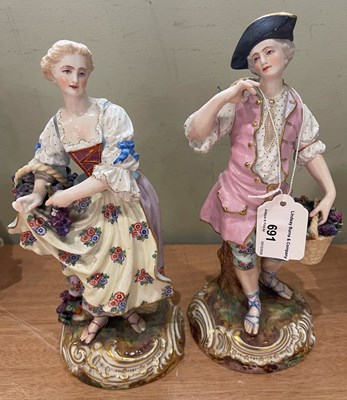 Lot 691 - A pair of Late 19th/early 20th century...