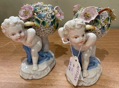 Lot 693 - A pair of late 19th/early 20th century...