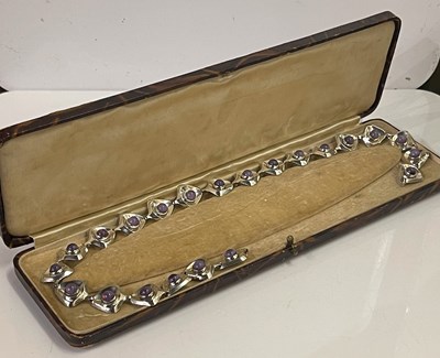 Lot 291A - Hermann Siersbol, a Danish white metal and...