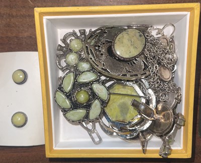 Lot 495H - A collection of assorted white metal Connemara...