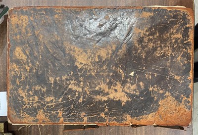 Lot 564E - An antique leatherbound volume, 'A Journey...