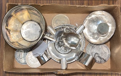 Lot 564I - A Sheffield silver christening mug, a small...