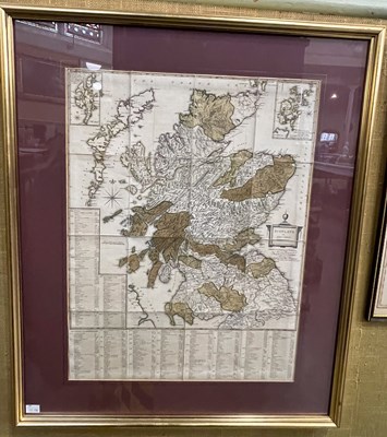 Lot 790 - John Ainslie 
Scotland 
a hand coloured map...