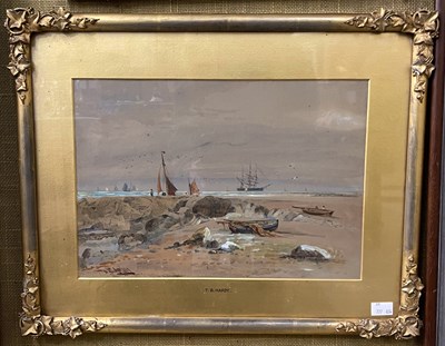 Lot 769 - Thomas Bush Hardy (1843 - 1897) 
Coastal...