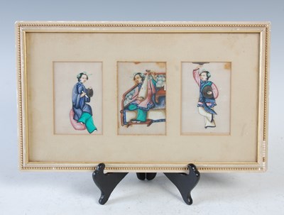 Lot 770 - 19th century Chinese school,  
Three ladies...