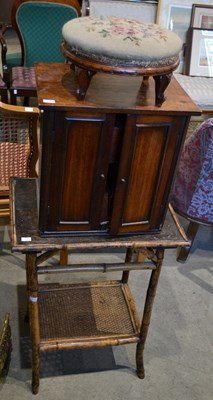 Lot 724 - A late 19th/ early 20th century bamboo and...