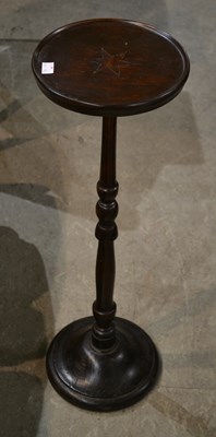 Lot 746 - A 19th century mahogany plant stand/ pedestal...