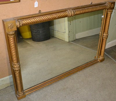 Lot 680 - A 19th century gilt wood over mantle wall...