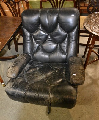 Lot 759 - Tetrad, a Nucleus swivel chair in black...