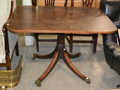 Lot 758 - A 19th century mahogany breakfast/ dining...