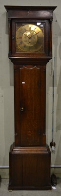 Lot 773 - A 19th century oak longcase clock, John Ivison,...
