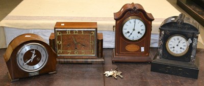 Lot 528 - A 19th century Sheraton style mahogany cased...