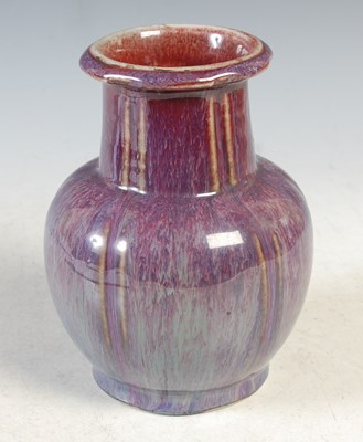 Lot 386 - A Chinese porcelain bottle-vase, covered in a...