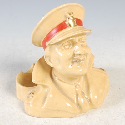 Lot 405 - A Royal Doulton ceramic ash tray modelled as a...