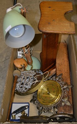 Lot 562 - A box of assorted items to include a book...