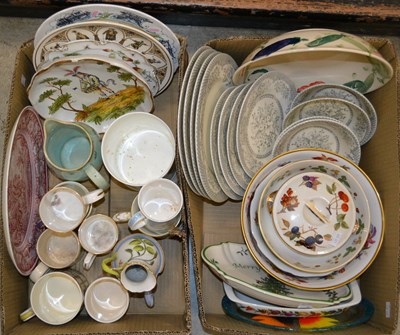 Lot 552 - Two boxes of assorted items to include a Royal...