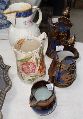 Lot 454 - A 20th century Coalport porcelain jug...