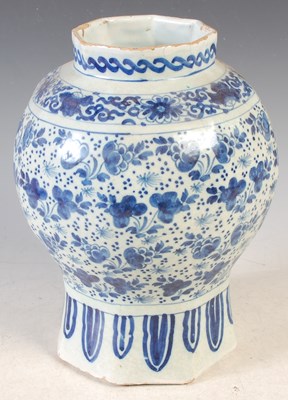 Lot 420 - An 18th/ 19th century Dutch Delft blue and...