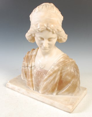 Lot 366 - An early 20th century marble sculpture bust of...