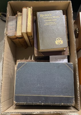 Lot 341 - A box containing a quantity of books, to...