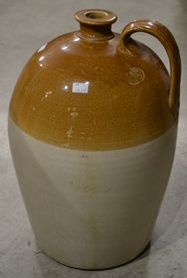 Lot 741 - A 19th century/ later stoneware flagon with...