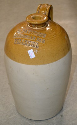 Lot 743 - A 19th century/ later stoneware flagon with...