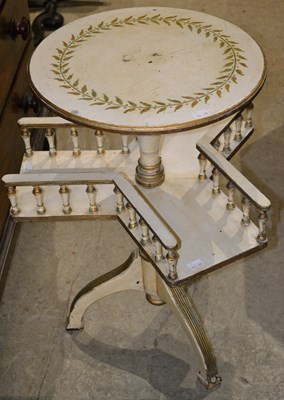 Lot 791 - A late 19th century whatnot stand with...