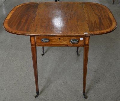 Lot 786 - A 19th century mahogany and satinwood cross...