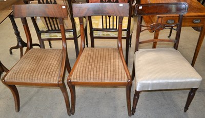 Lot 832 - A pair of 19th century/ Regency style mahogany...