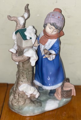 Lot 474 - A Lladro Winter Frost porcelain figure of a...