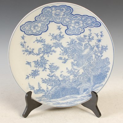 Lot 418 - A 19th century Japanese blue and white...