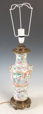 Lot 439 - A Chinese porcelain famille rose vase...