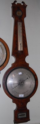 Lot 540 - A 19th century mahogany barometer, J. McLuinn