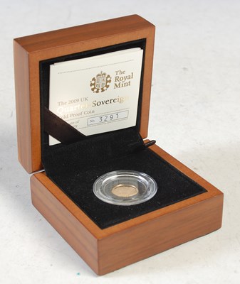 Lot 49 - Royal Mint, 2009 quarter sovereign gold proof...