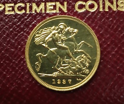 Lot 19 - A 1937 Royal Mint gold proof sovereign four...