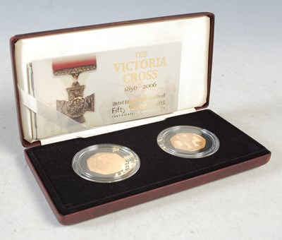 Lot 17 - Royal Mint, 2006 Victoria Cross gold two coin...