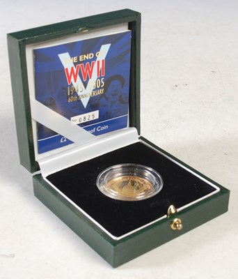 Lot 42 - Royal Mint, two pound gold proof coin, End of...