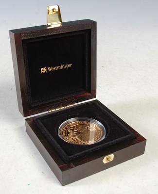 Lot 39 - Westminster 2003 Guernsey five pound gold coin...
