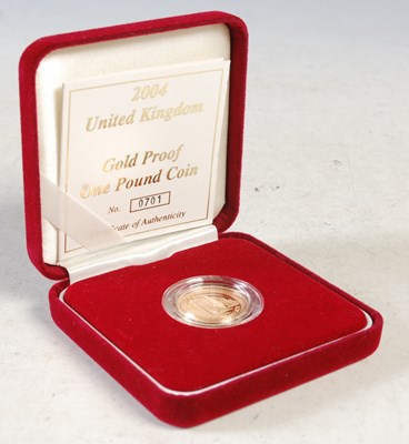 Lot 52 - Royal Mint, 2004 gold proof one pound coin...