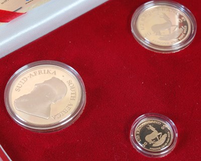 Lot 10 - South Africa Mint 2005 Krugerrand four coin...